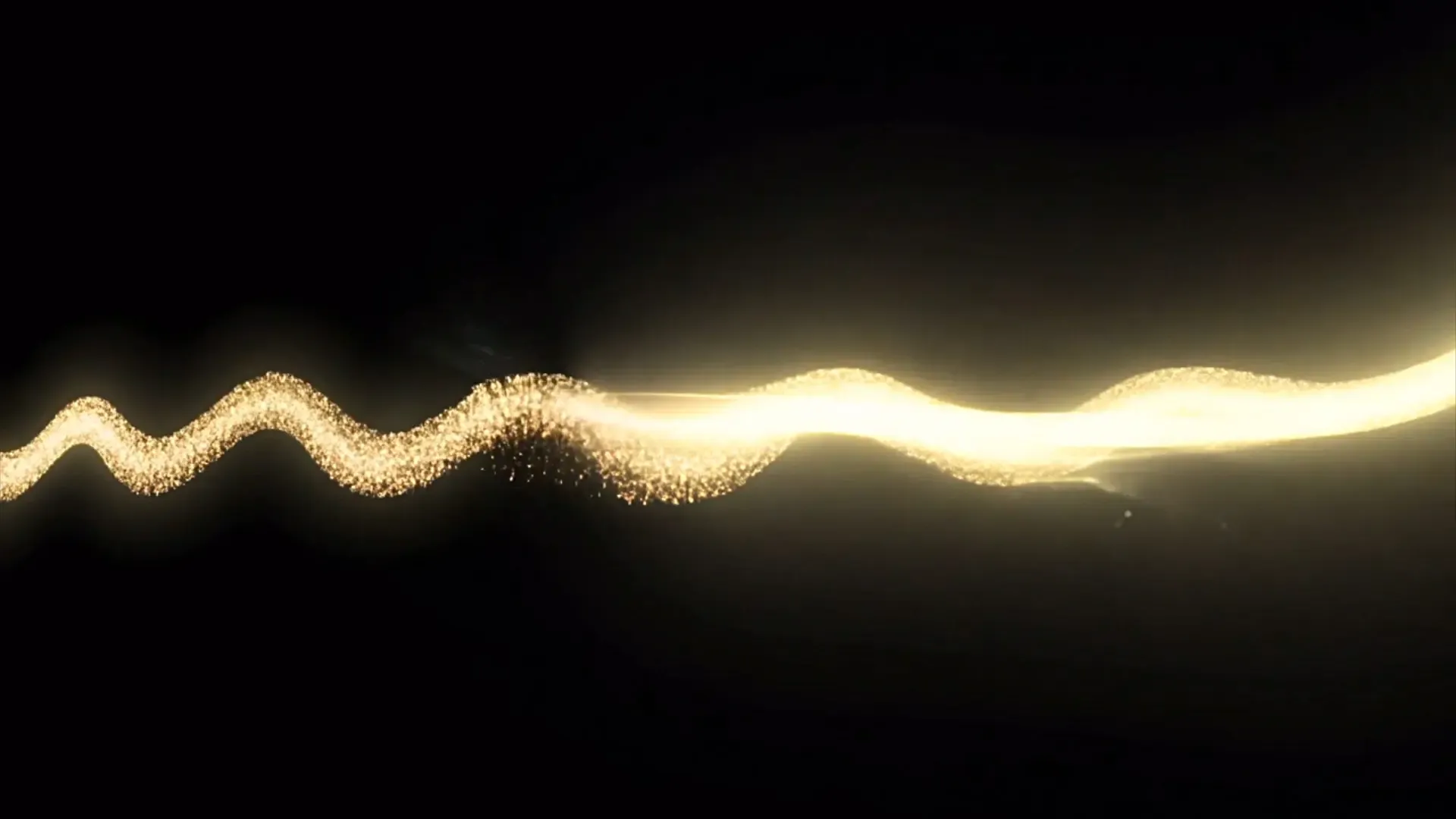 Glittering Light Wave Overlay for Title Animation and Elegant Presentations